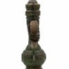 VINTAGE TIBETAN BRASS DRAGON EWER ANTIQUE HANDCRAFTED ASIAN PITCHER WITH CHAINED LID(12 INCH)