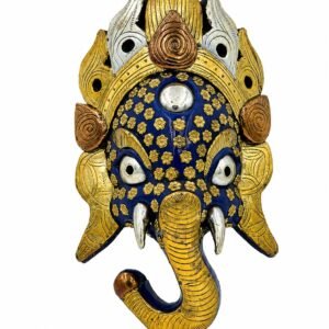 Handcrafted Tribal Lord Ganesha Wall Mask