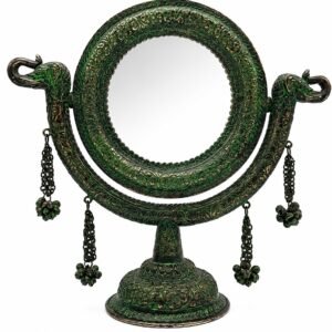 Handcrafted Antique Elephant Frame Mirror – Heritage Art Décor