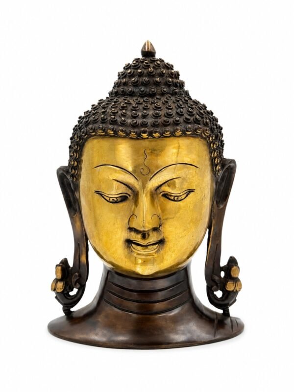 Antique Roots Exclusive Handcrafted Buddha Head Sculpture