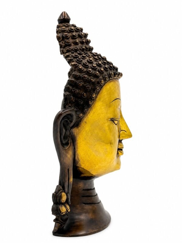 Antique Roots Exclusive Handcrafted Buddha Head Sculpture