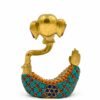 Handcrafted Brass Lord Ganesha Decorative Bowl Sculpture