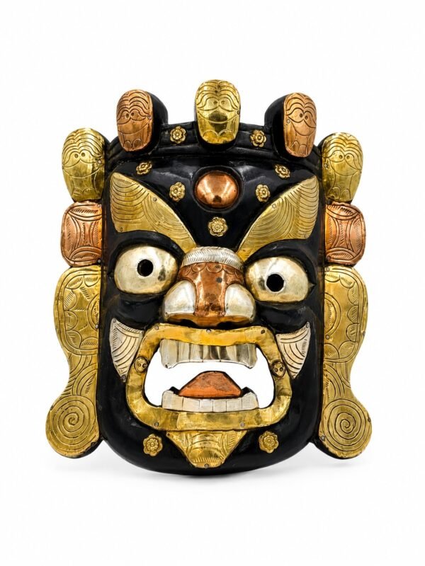 Handcrafted Tribal Warrior Wall Mask