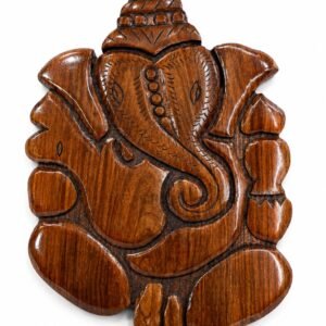 Handcrafted Wooden Ganesha Wall Art