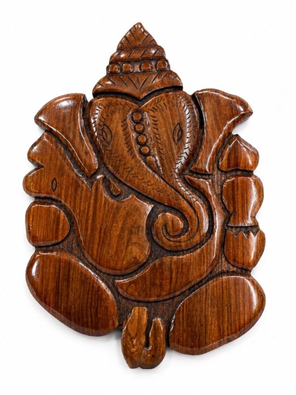 Handcrafted Wooden Ganesha Wall Art