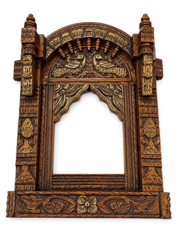 Royal Peacock Heritage Mirror Frame