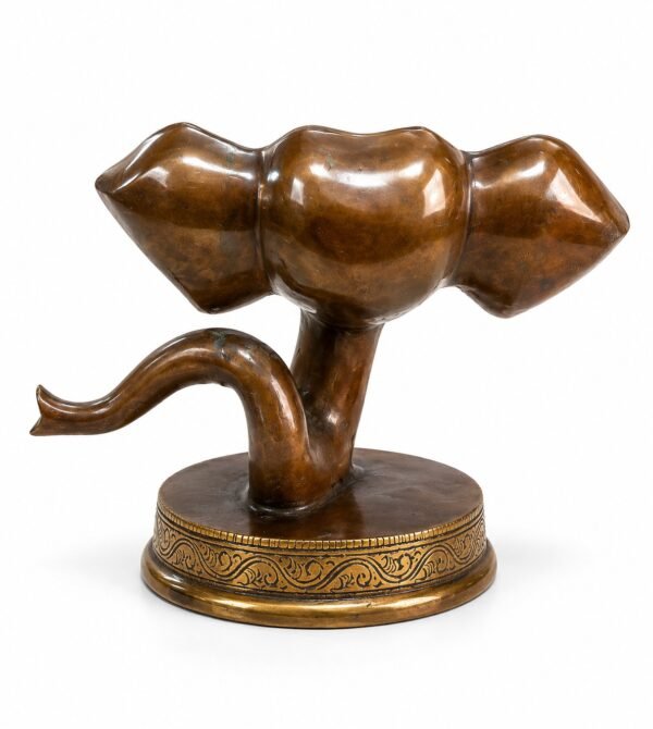 Brass Ganesha Elephant Head Sculpture – Antique Roots