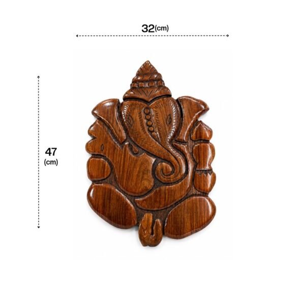 Handcrafted Wooden Ganesha Wall Art