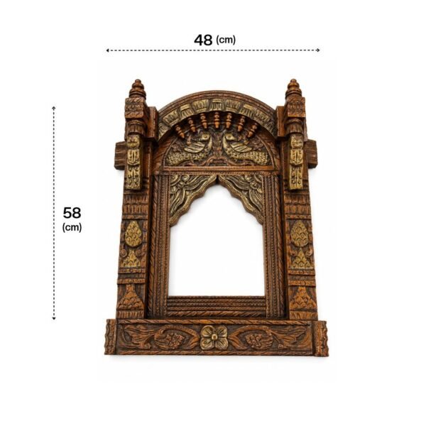 Royal Peacock Heritage Mirror Frame